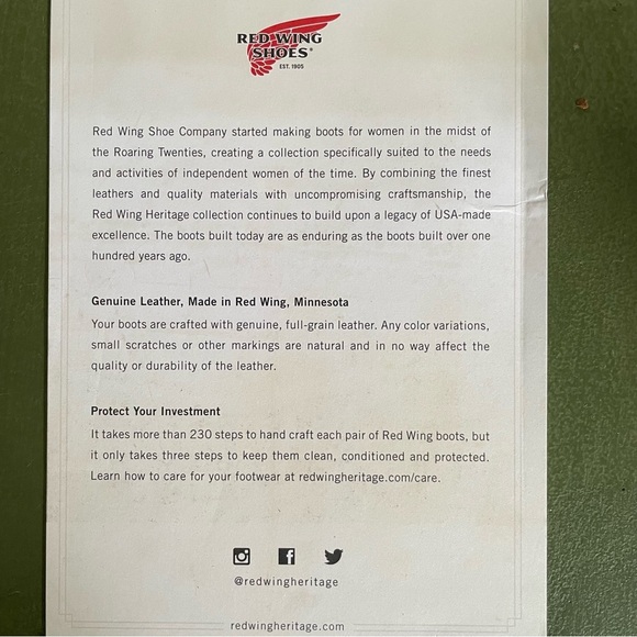 NWT Red Wing HARRIET Heeled Chelsea Boots in Cognac Excalibur Leather *USA* - Picture 14 of 15